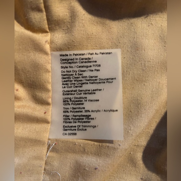 DANIER Leather Jacket Size XS - Picture 13 of 13